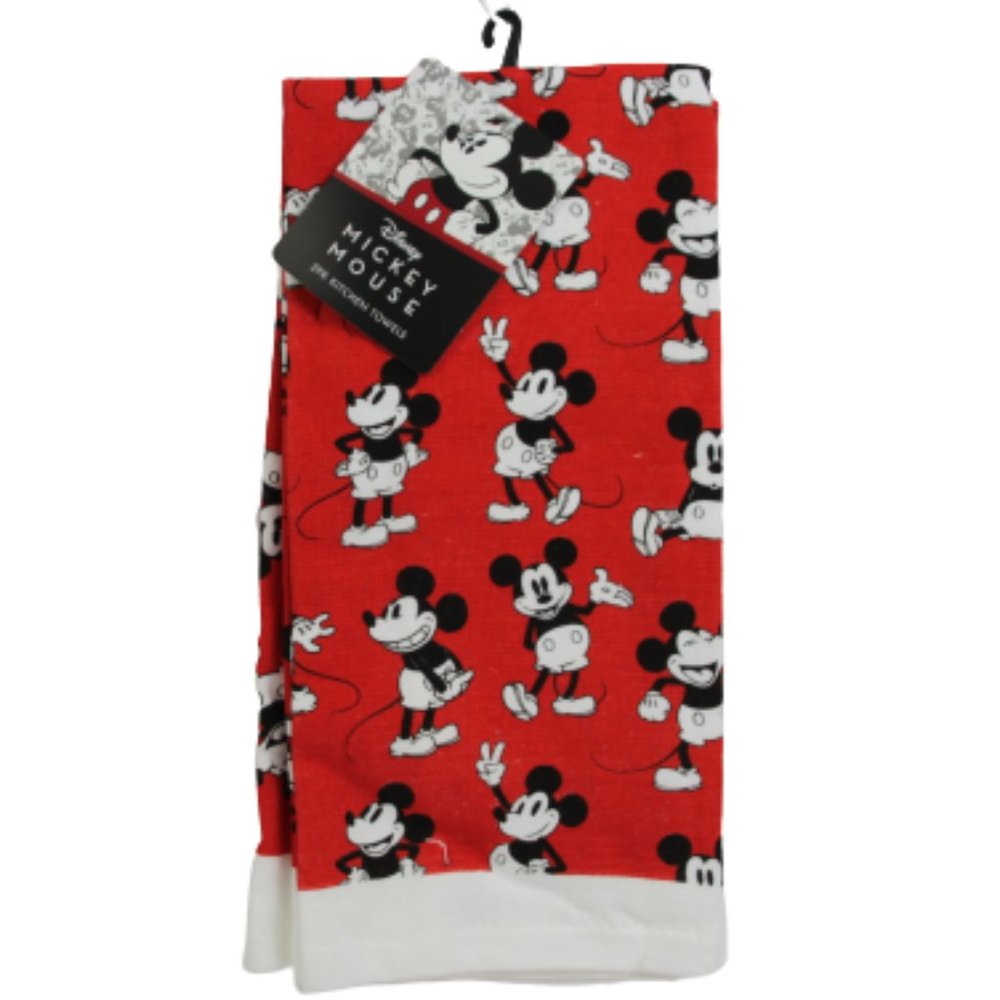 Disney 100% Cotton Kitchen Towels, 2 pics Soft and Absorbent Decorative Kitchen